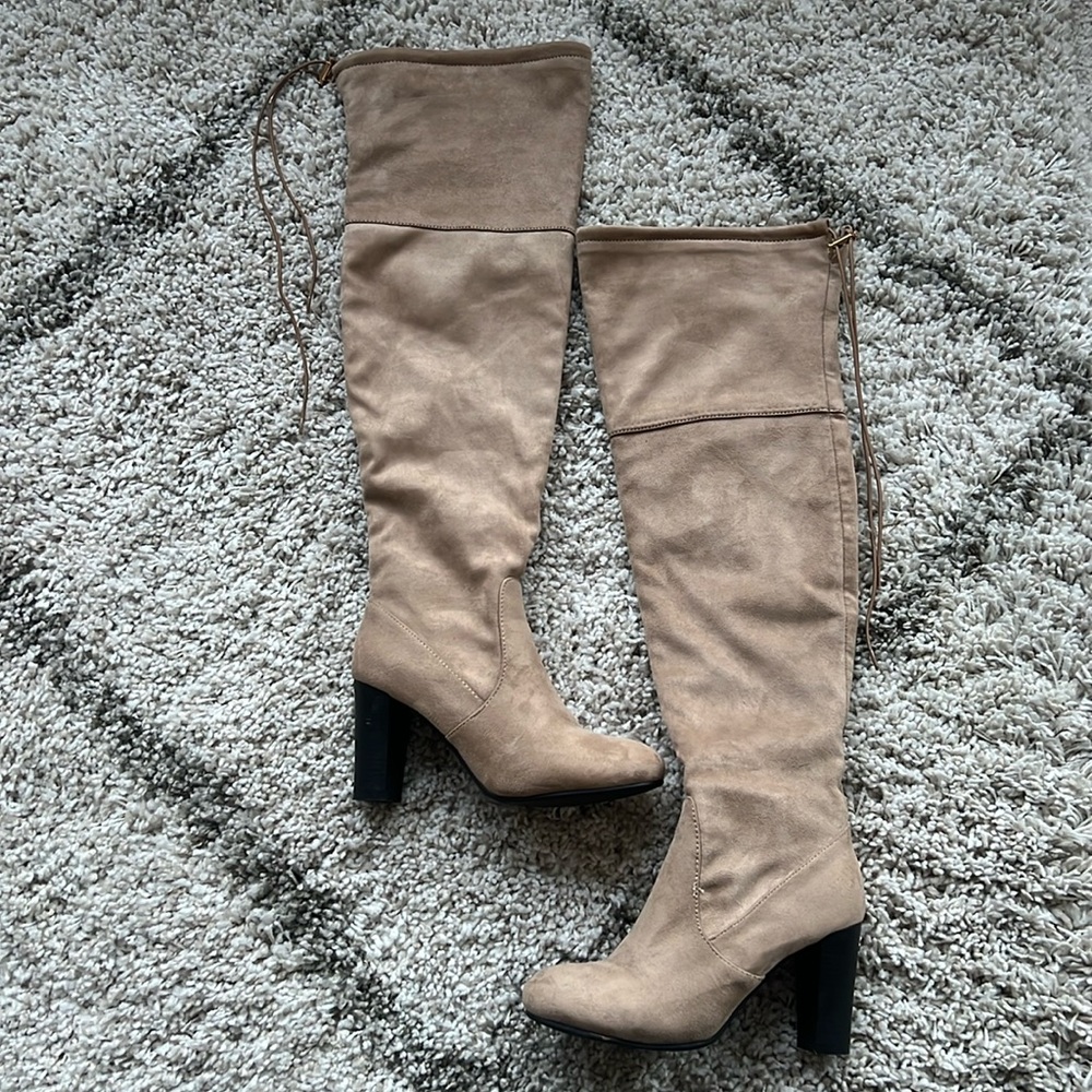 Women’s Faux Suede Over the Knee Boot